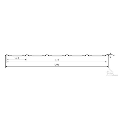 CLARO kiselemes cserepeslemez