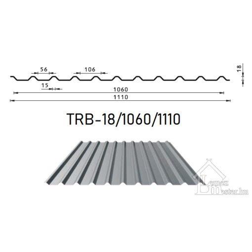 Leértékelt trapézlemez TRB-18