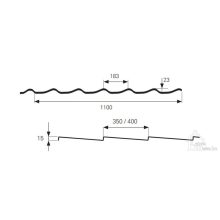 ALFA 15 cserepeslemez 0,5 mm