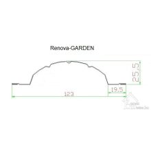 Renova-GARDEN kétoldalon festett acél kerítéselem