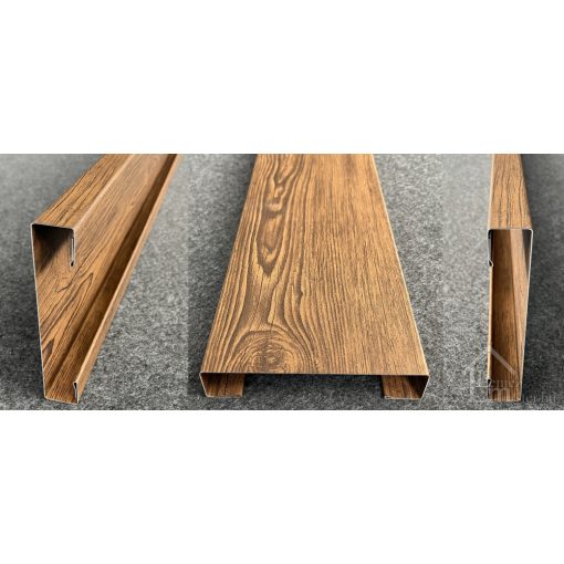 "C" profilos kerítéselem választható szélességgel