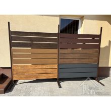 "C" profilos kerítéselem választható szélességgel