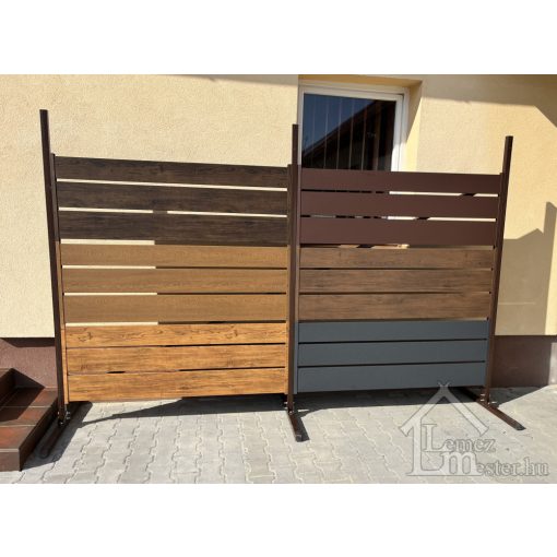 "C" profilos kerítéselem választható szélességgel