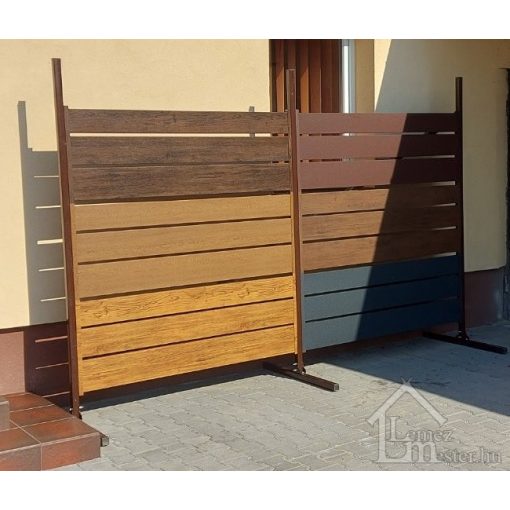 "C" profilos kerítéselem választható szélességgel