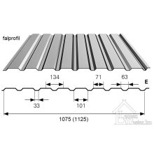 Bp2 T-18 trapézlemez 0,5 mm