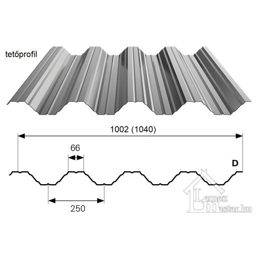 Bp2 T-60 trapézlemez