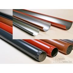 Trifa belsőperemes színes aluminium ereszcsatorna rendszer