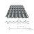 ALFA 15.350 cserepeslemez TK matt 0,5 mm