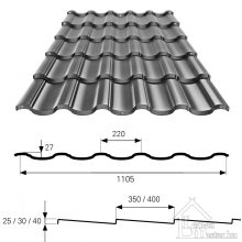 STIGMA 25 cserepeslemez 0,5 mm