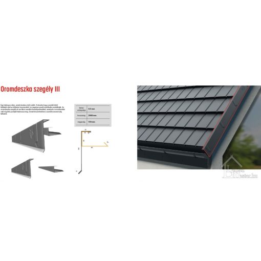 Oromszegély III. 2 fm/db